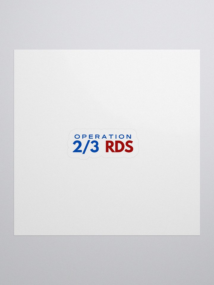 Operation 2/3rd Sticker product image (1)