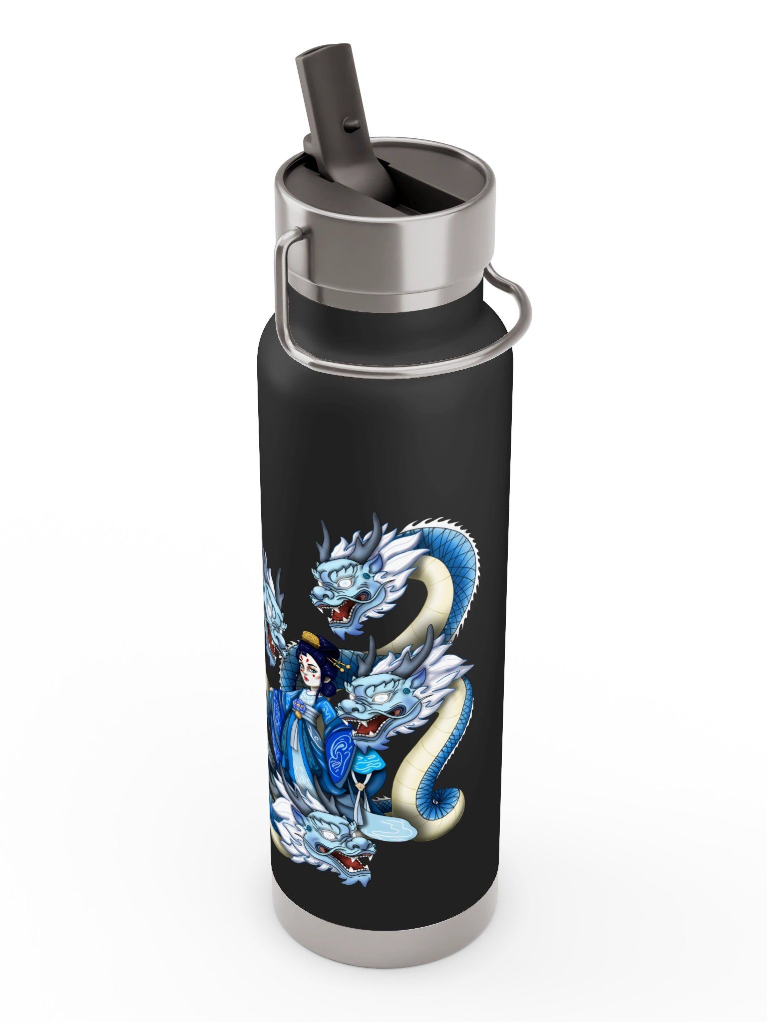 Japanese Pantheon Scylla: Water Bottle (Staw Lid) - Goblin product image (5)