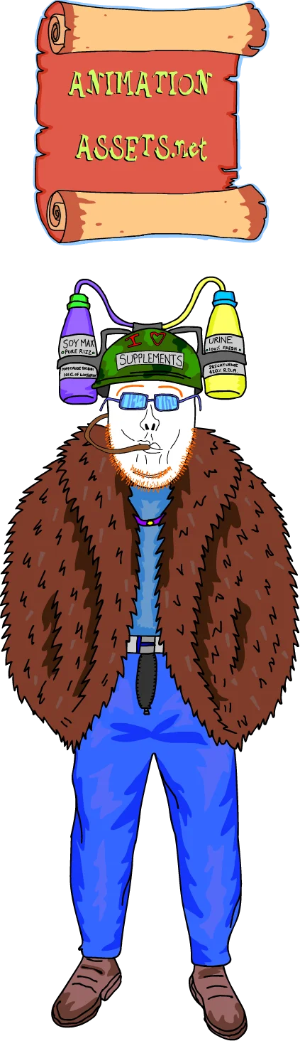 Bernard the Brave - Standing Edition | .ana Character File for Adobe Animate product image (1)