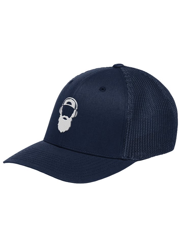 Flex Fit Trucker Rolen Beats Icon Hat - White Logo product image (2)