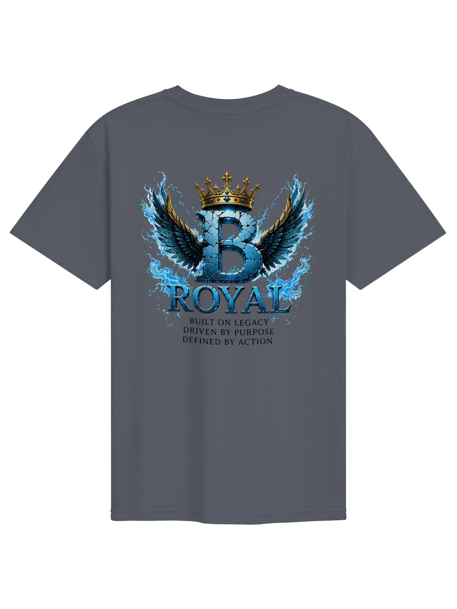 B Royal Blue Winged Tee product image (2)