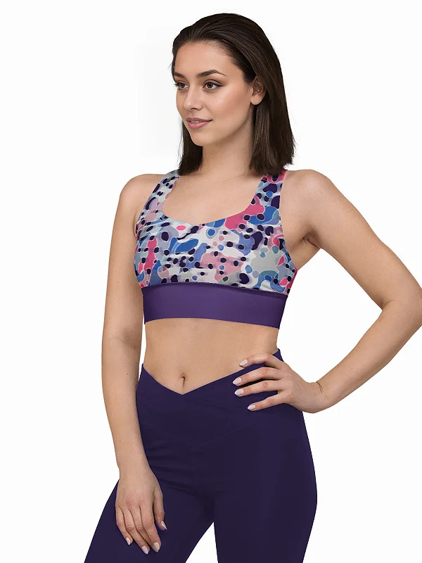 Sharp vision Recycled Longline Sports Bra product image (5)
