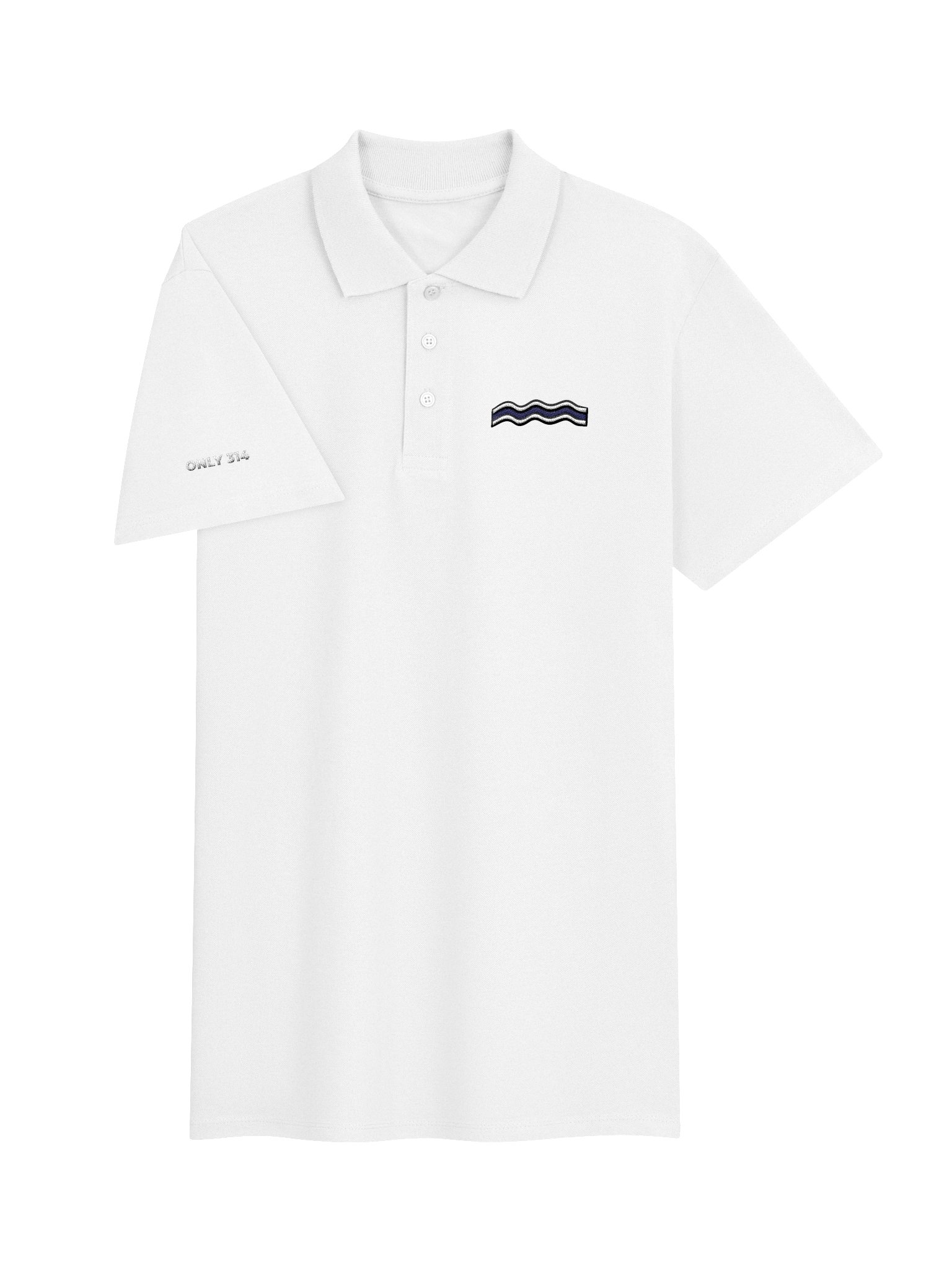 River Embroidered Polo - White product image (3)