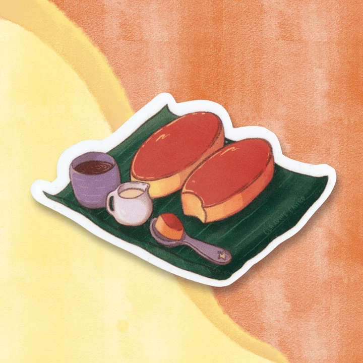 Leche Flan Waterproof Vinyl Sticker product image (1)