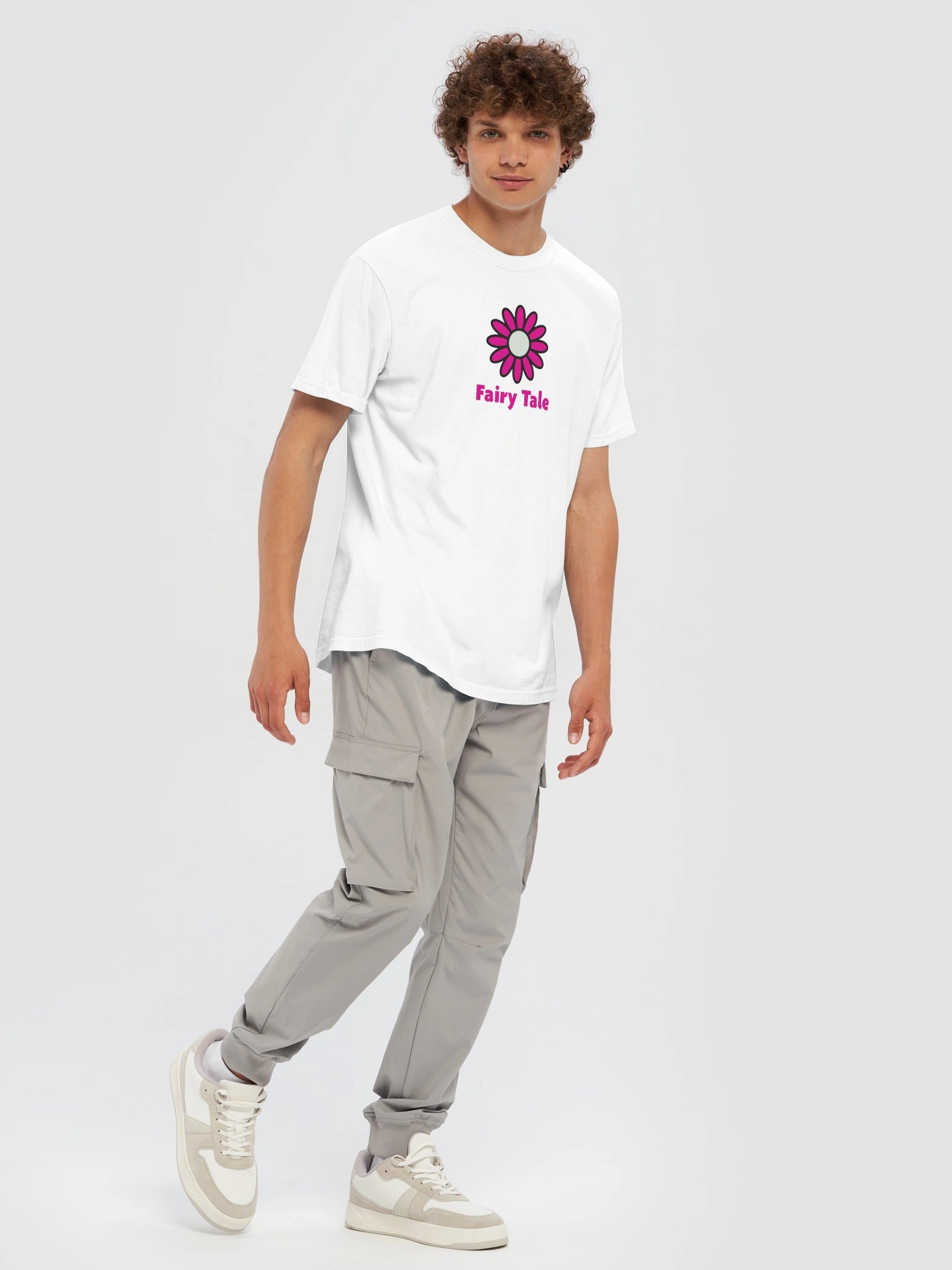 Pink Flower Adult Tee product image (79)