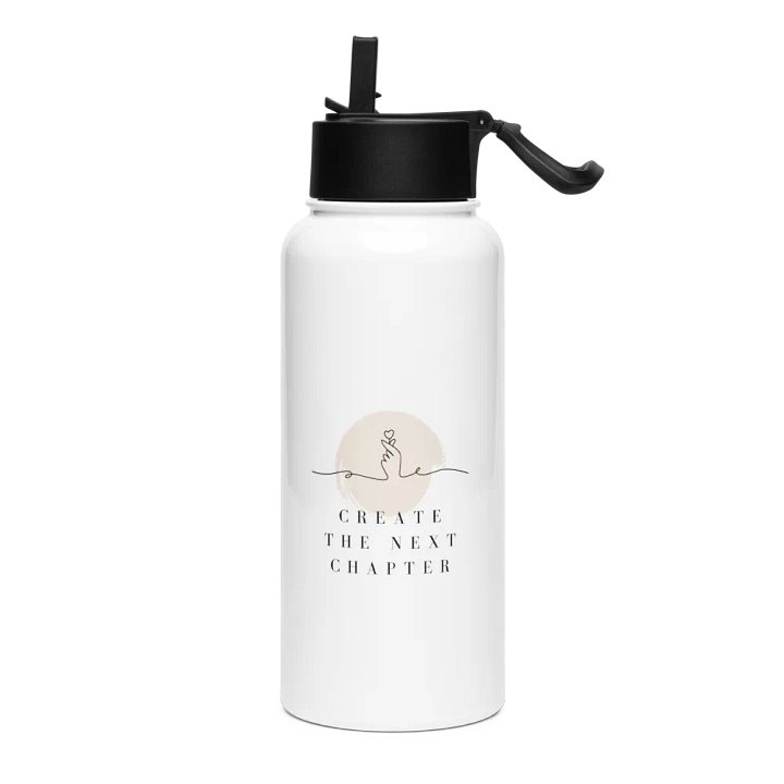 Stainless Steel Water Bottle with a Straw Lid SWFB0143 product image (1)