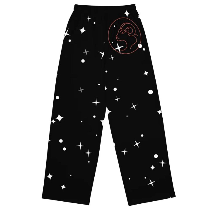 Starry Aries Unisex Wide-Leg Pants product image (2)