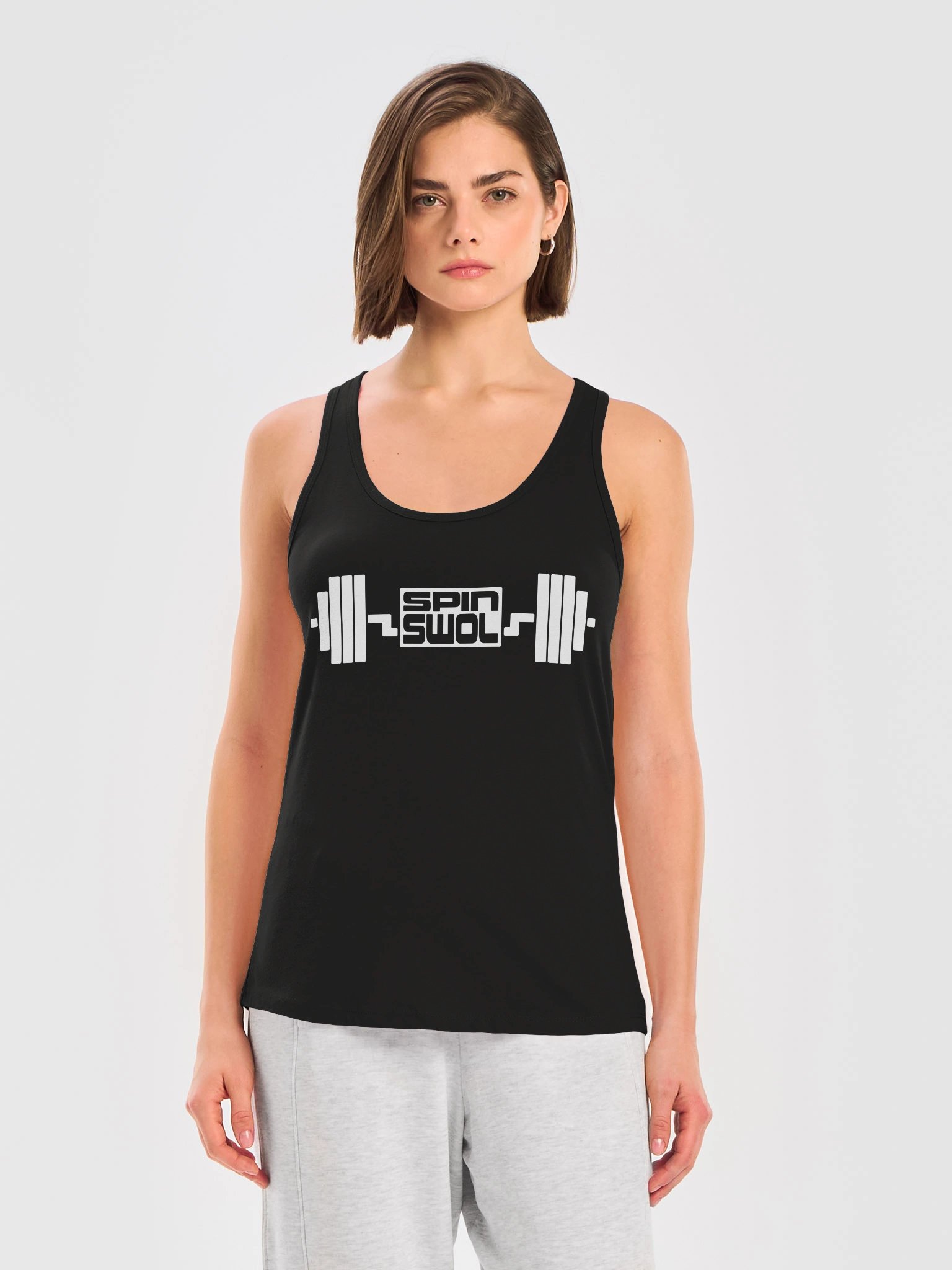 Spin Swol Racerback Tank Top product image (1)