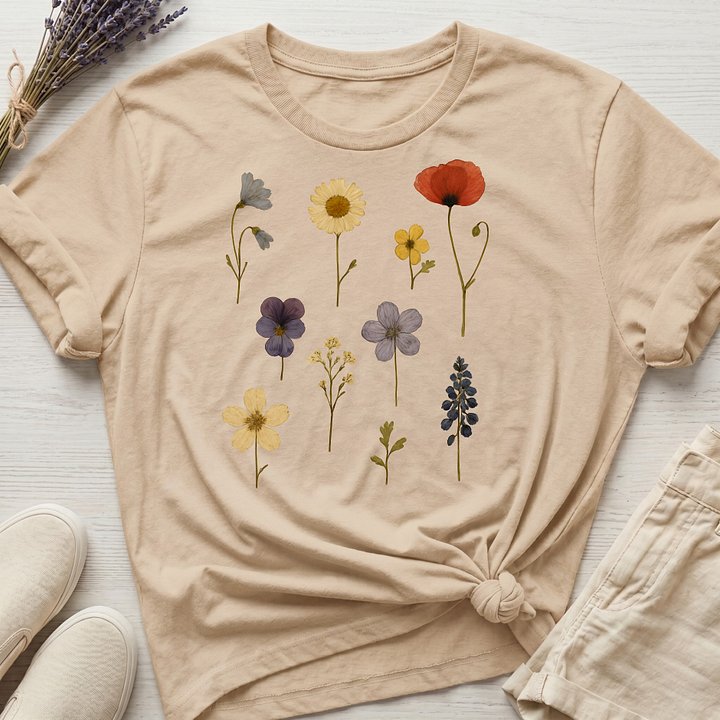 Pressed Flowers III Organic T-Shirt product image (19)