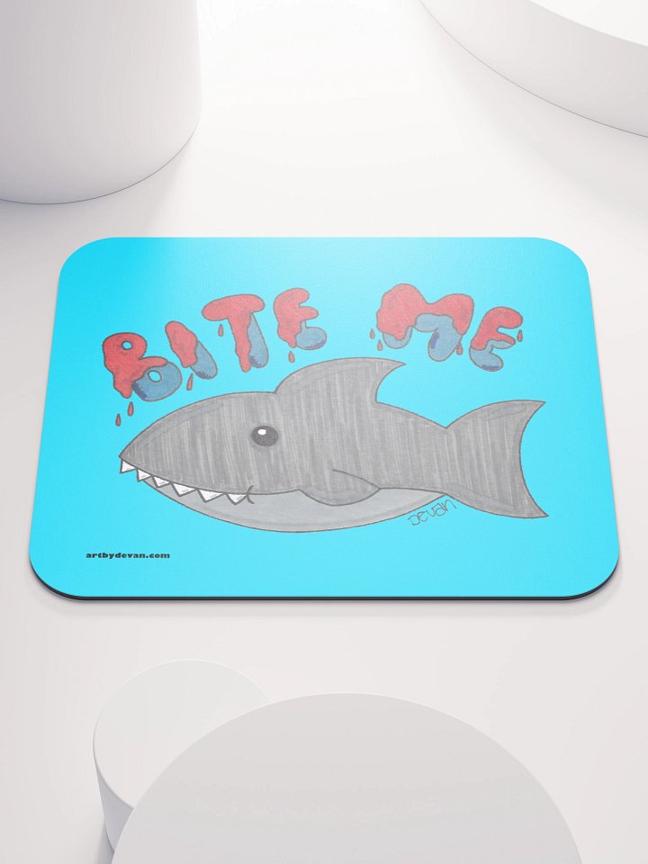 Shark Bite Mousepad product image (1)