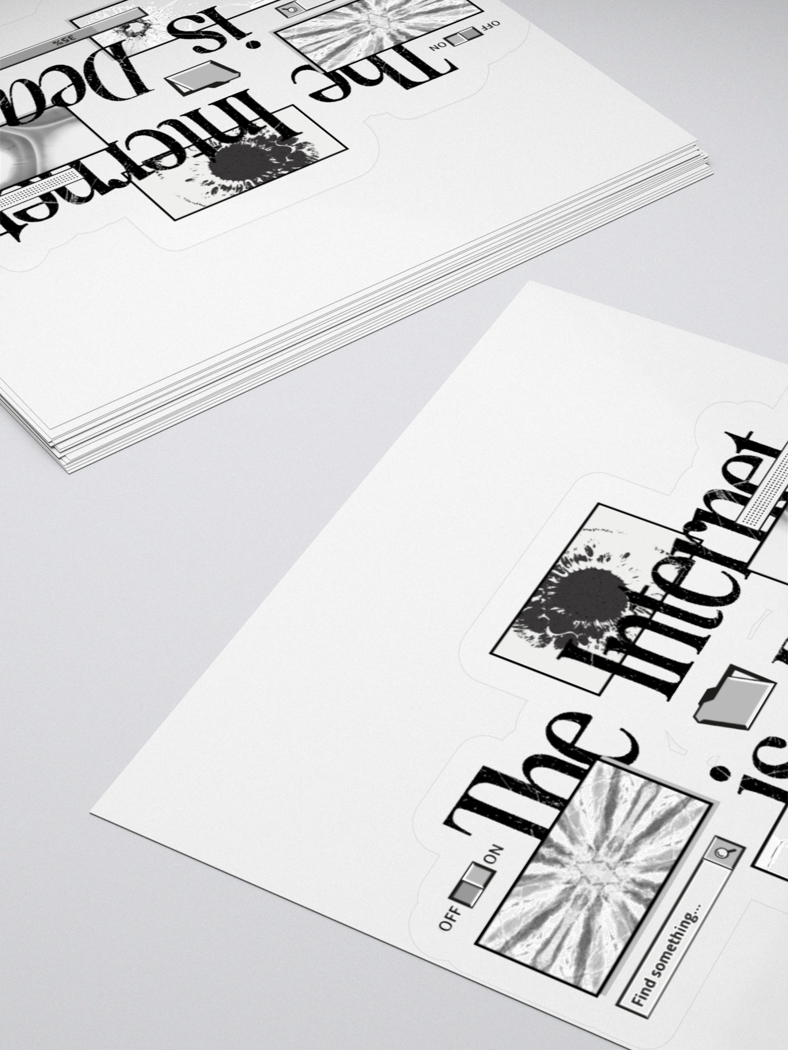 THE INTERNET IS DEAD (STICKER) product image (10)