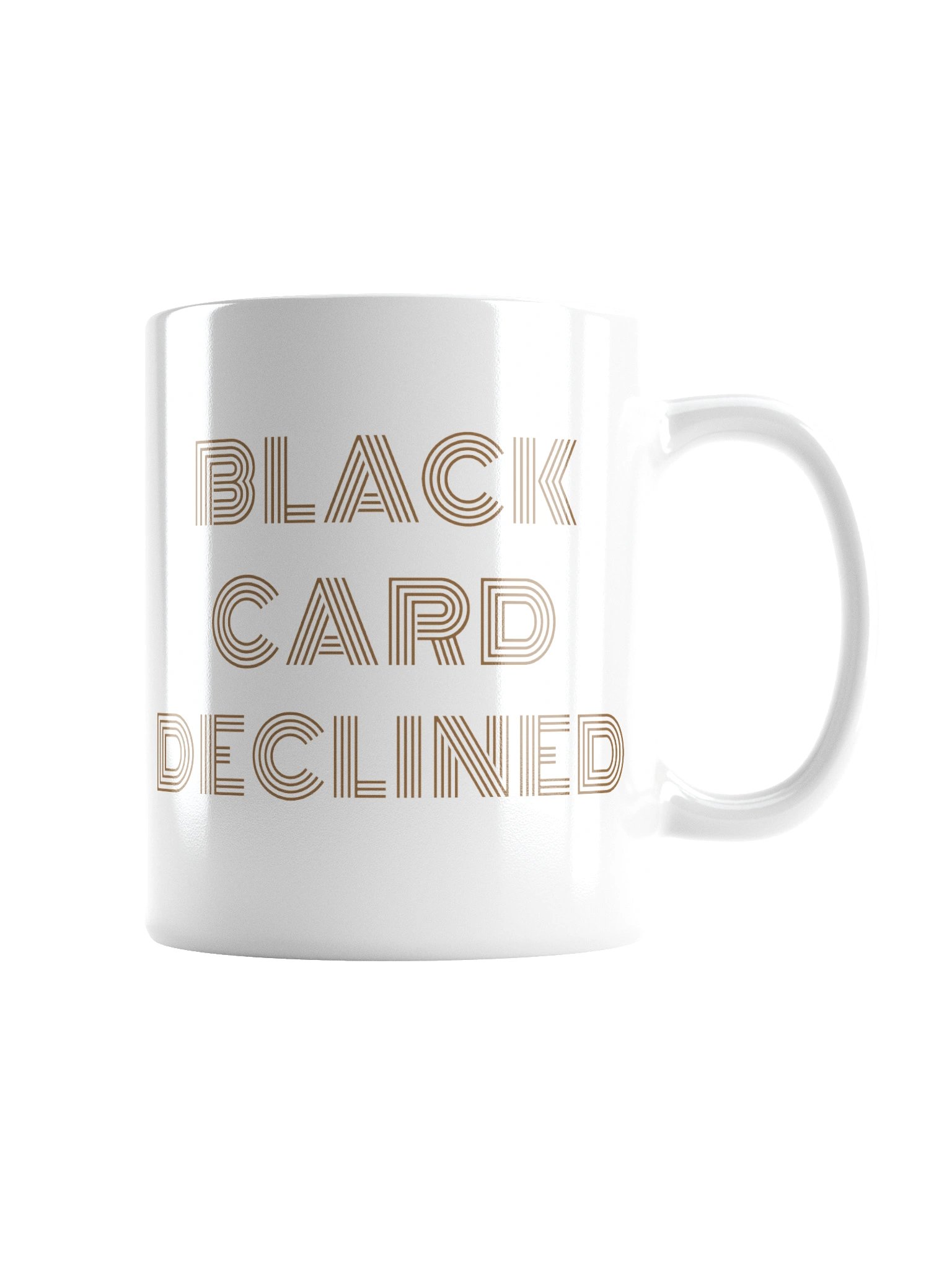 Black Card Declined Mugs product image (2)