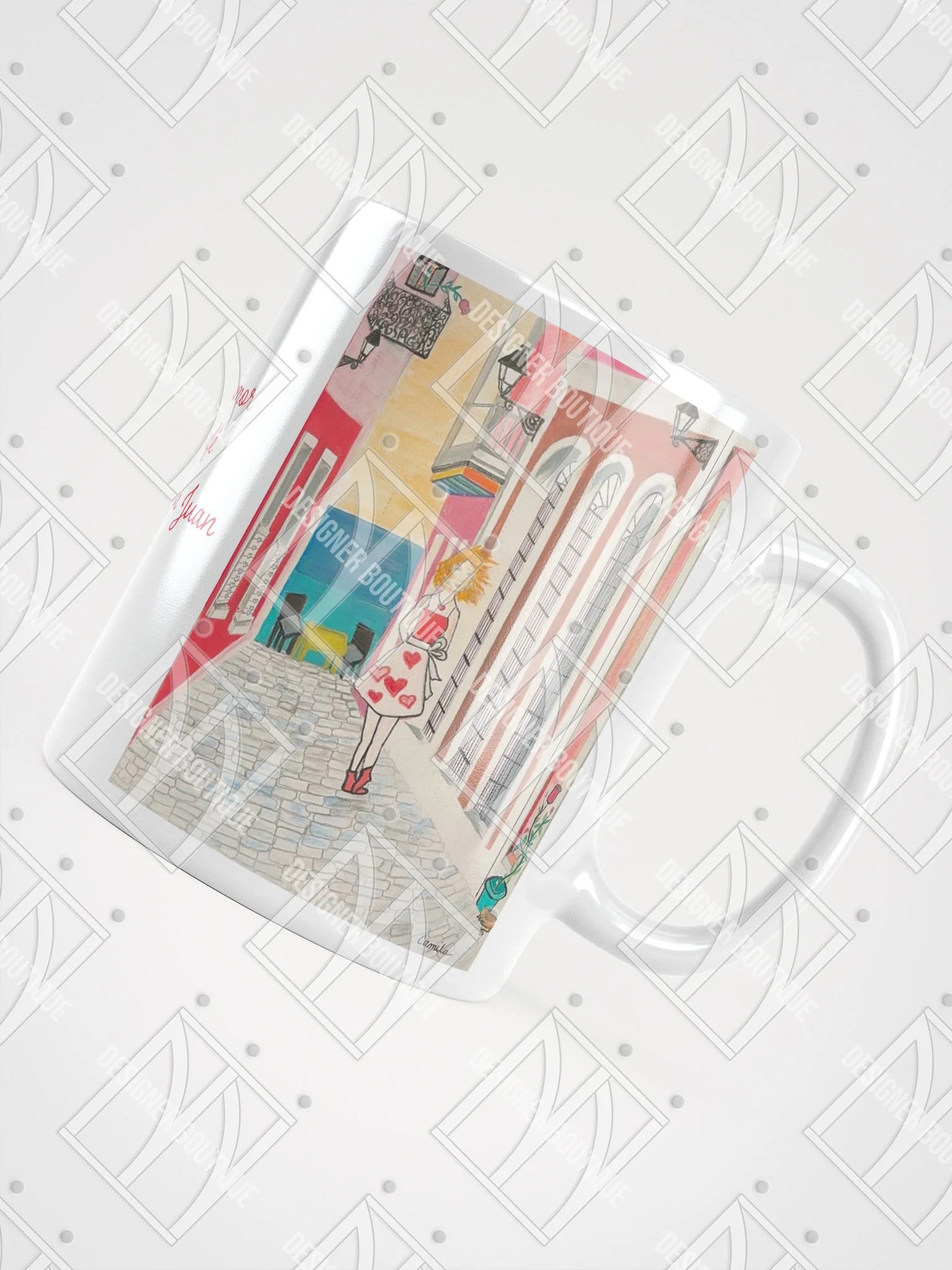 NN Designer Boutique x Camila Arraiza: Taza (Pelirroja) – Sabor a Amor y Café en el Viejo San Juan product image (3)