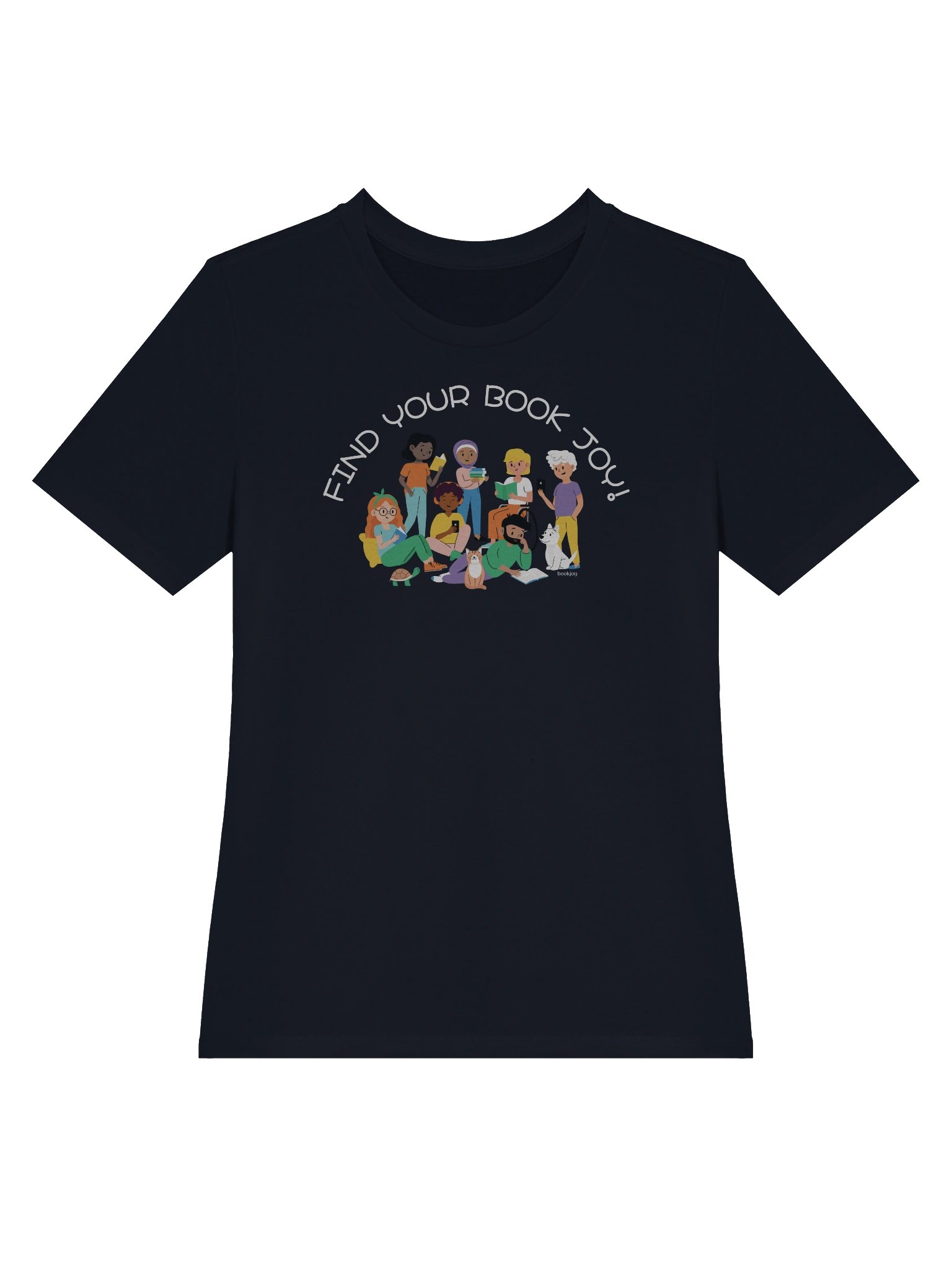 Find Your Book Joy! People Women's Supersoft Relaxed-fit T-Shirt product image (3)