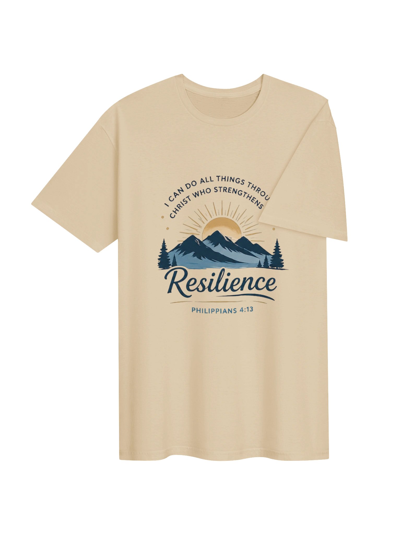 Strength Through Christ Resilience Men’s Tee product image (4)