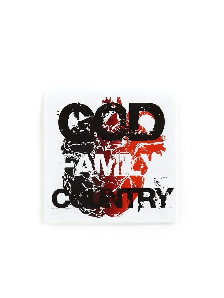 GOD FAMILY COUNTRY Sticker product image (1)