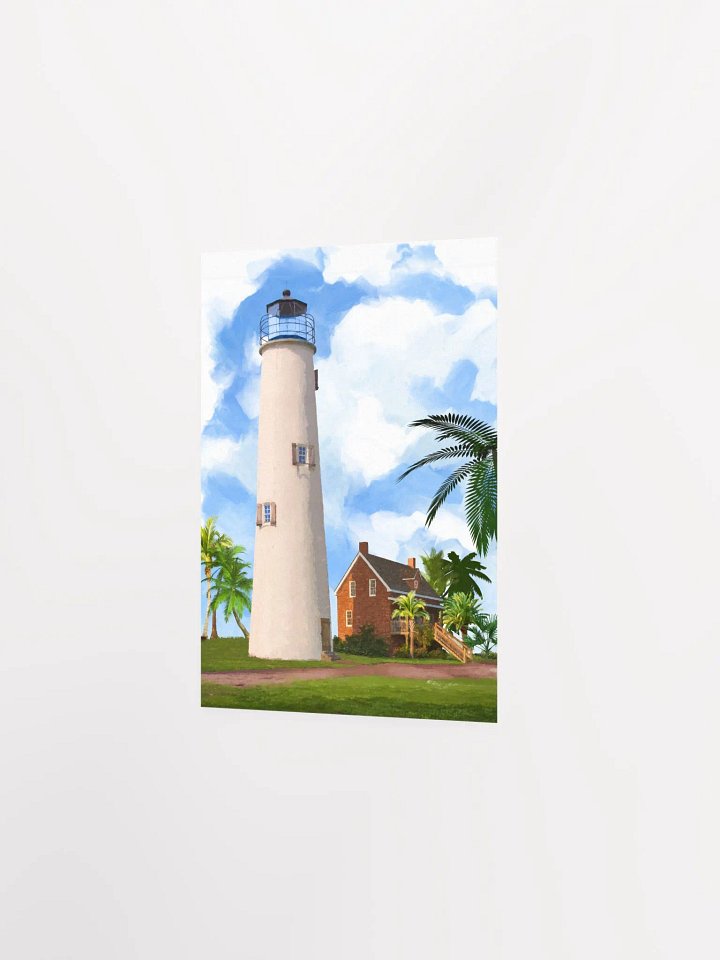 St. George Island Lighthouse – Florida Studio Art Print product image (2)