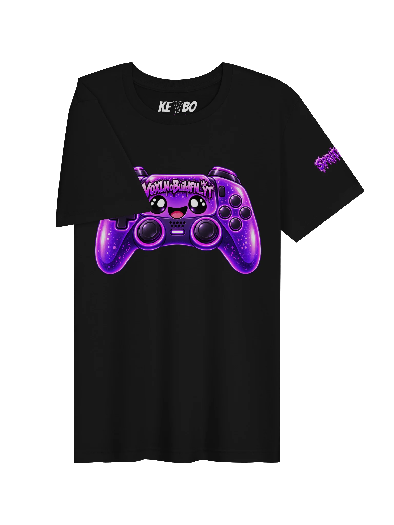 SPRITEFEST "Controller Sprite" ADULT Black T-Shirt product image (3)