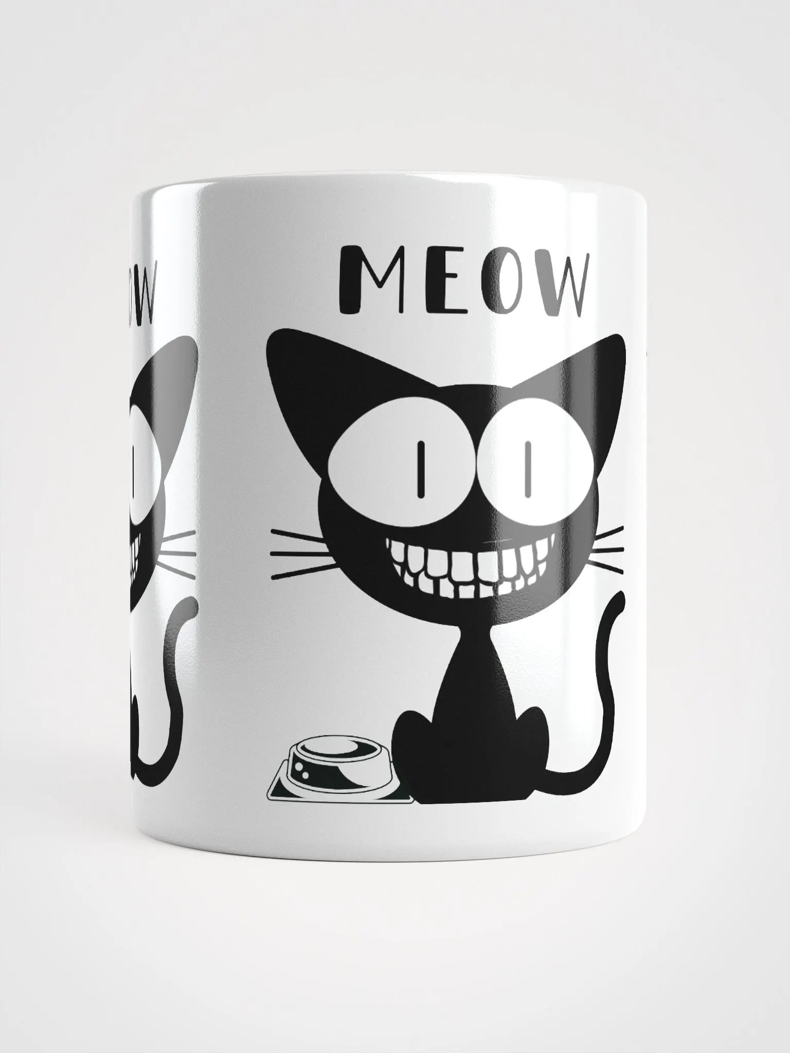SMILING BLACK CAT, MEOW product image (14)