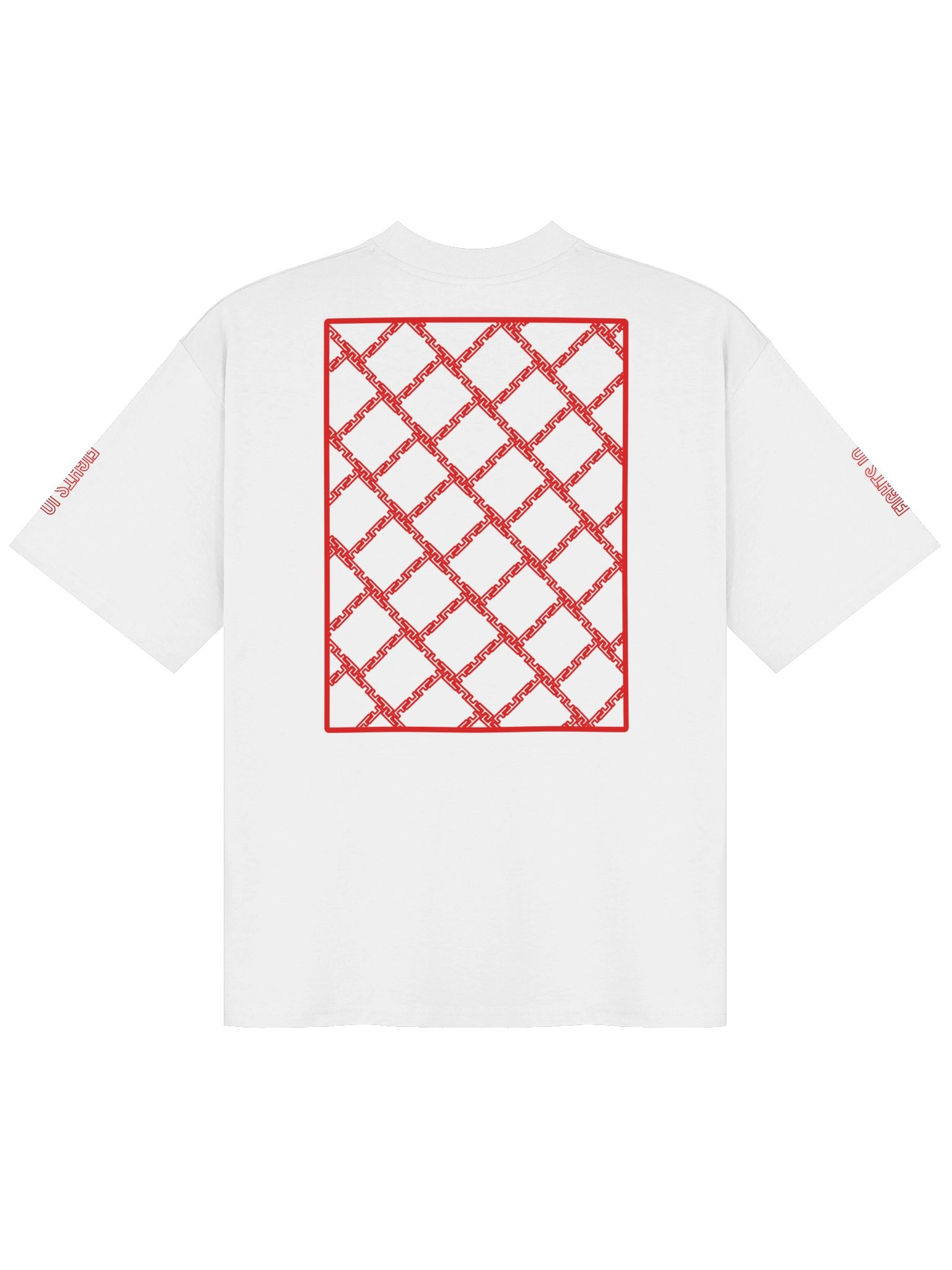 HALOGEN White/Red Oversize Tee (Cornerman Edition) product image (2)