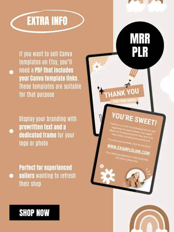 MRR/PLR Etsy Thank You Cards for Business product image (8)