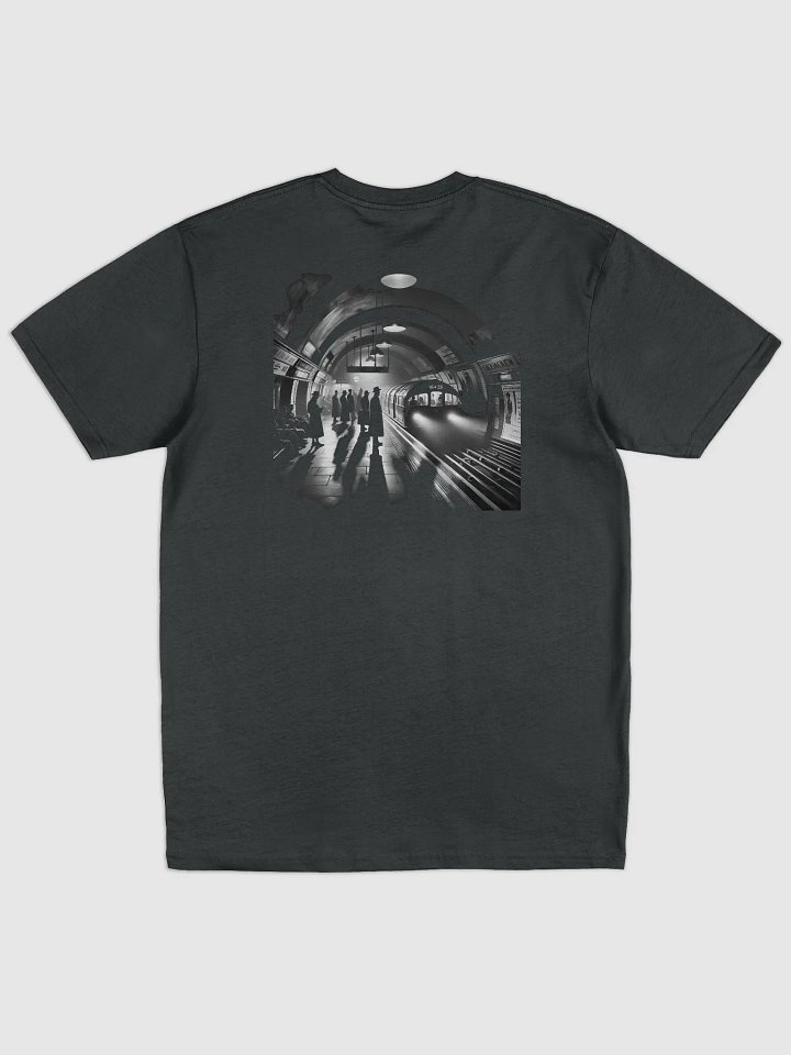 Vintage Metro Mystique: Moonlit Journey Underground (Mens Tee) product image (1)