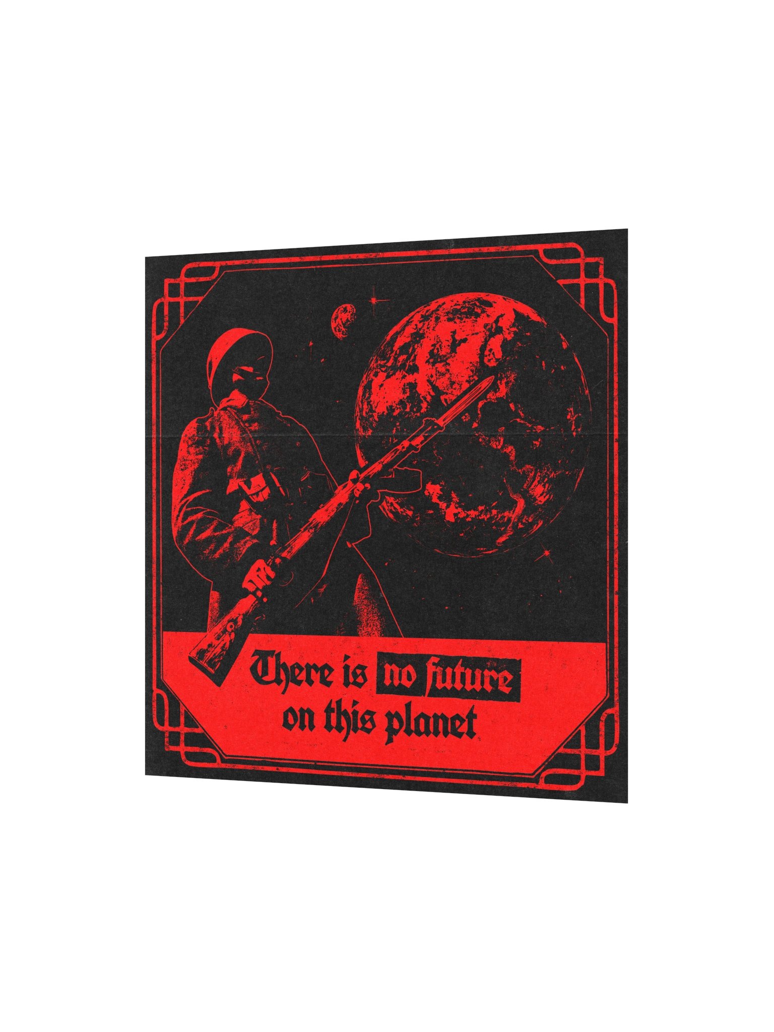 NO FUTURE POSTER RED product image (7)