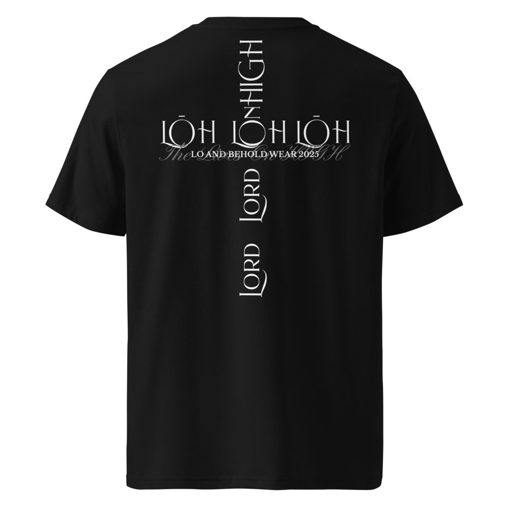 The Lord On HIGH | CROSSED | UNISEX Tee | White product image (5)