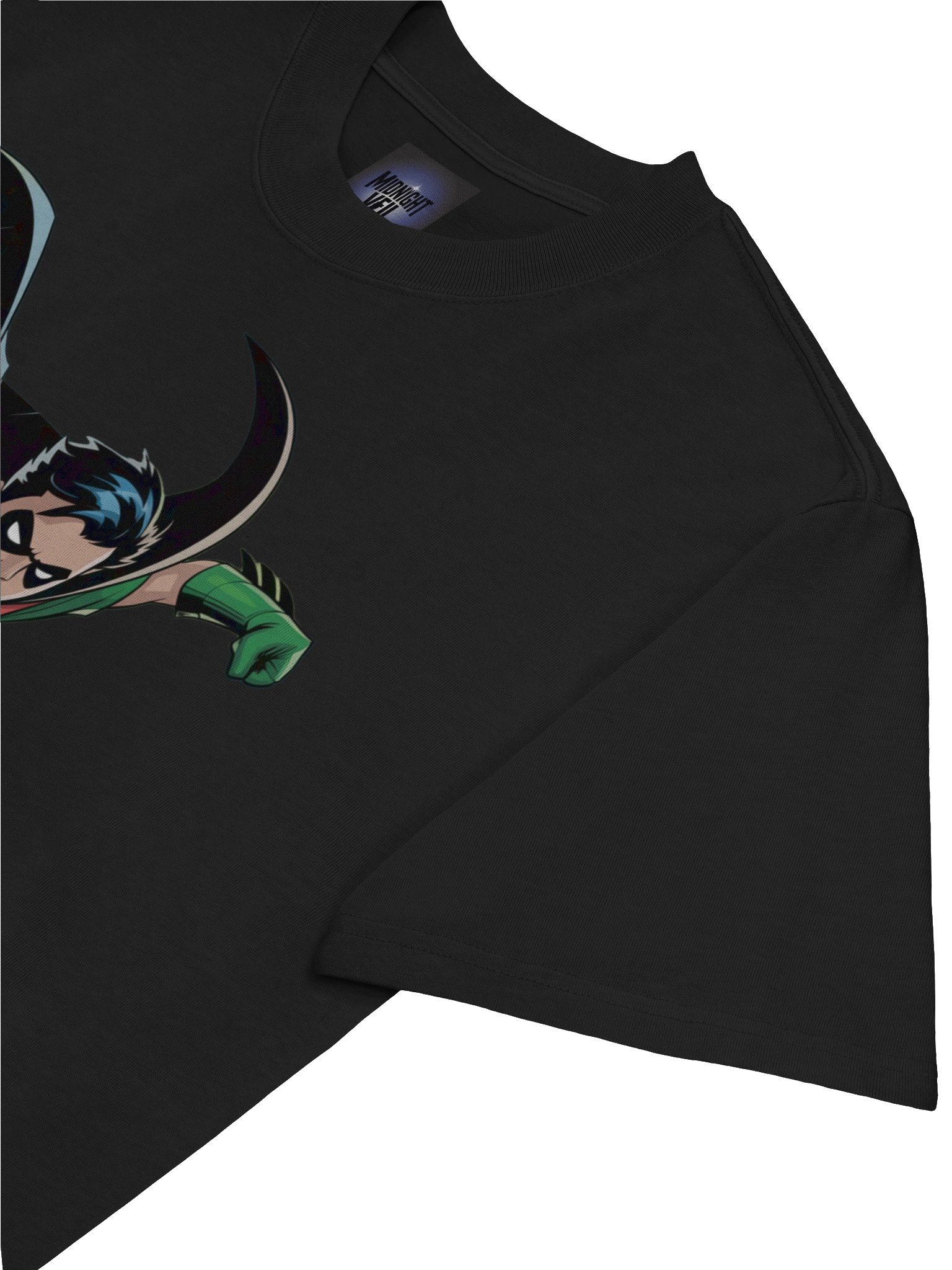 Robin Caped Leap Oversized Faded T-Shirt product image (7)