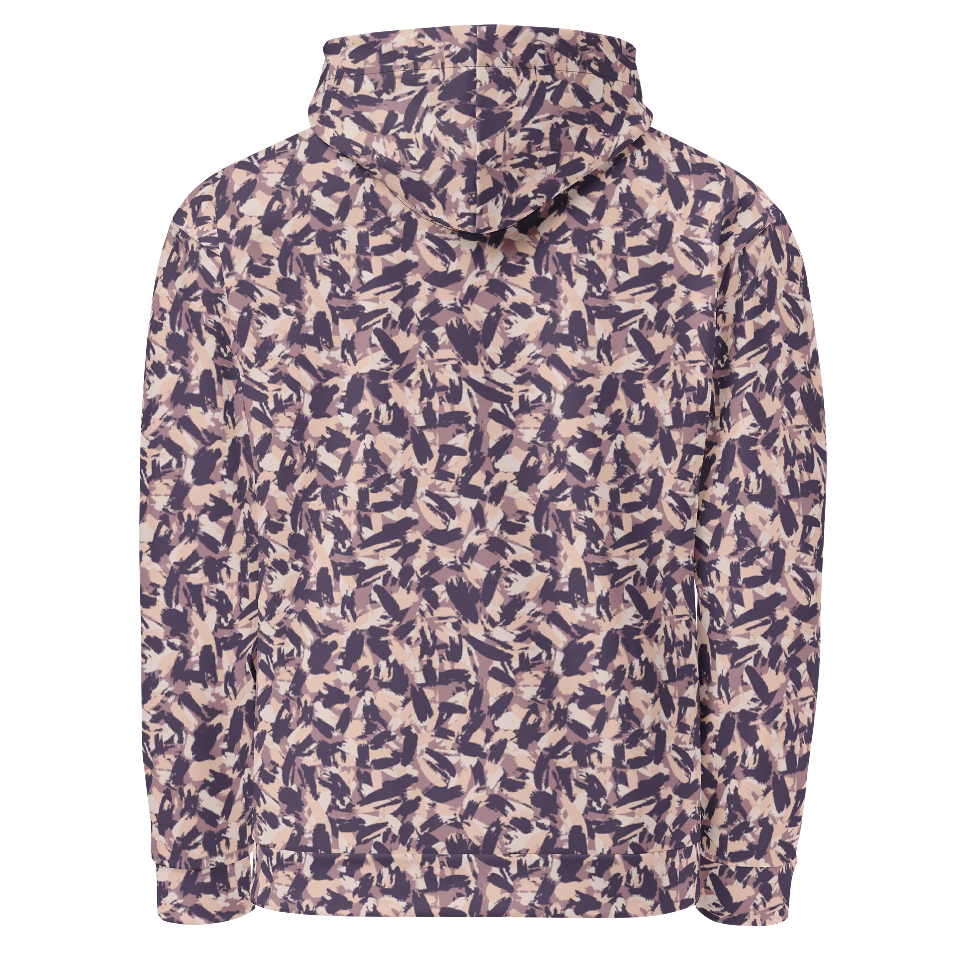 Comfortable Camouflage Hoodie with Bold Grunge Artistic product image (2)