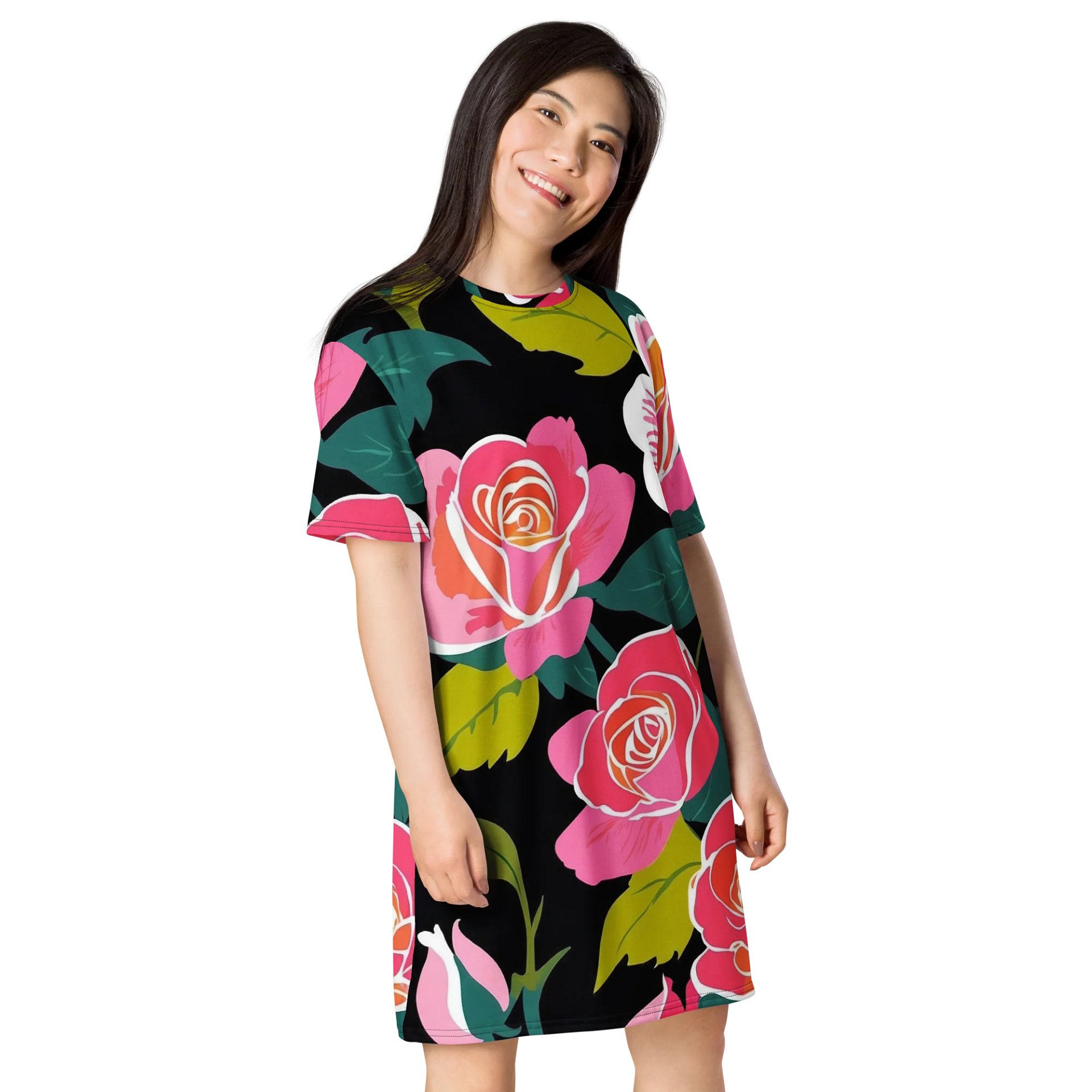 Chic Fusion All-Over T-Shirt Dress product image (4)