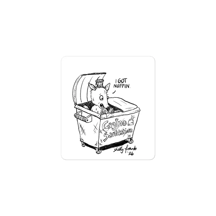 Possum got nuffin sticker product image (1)