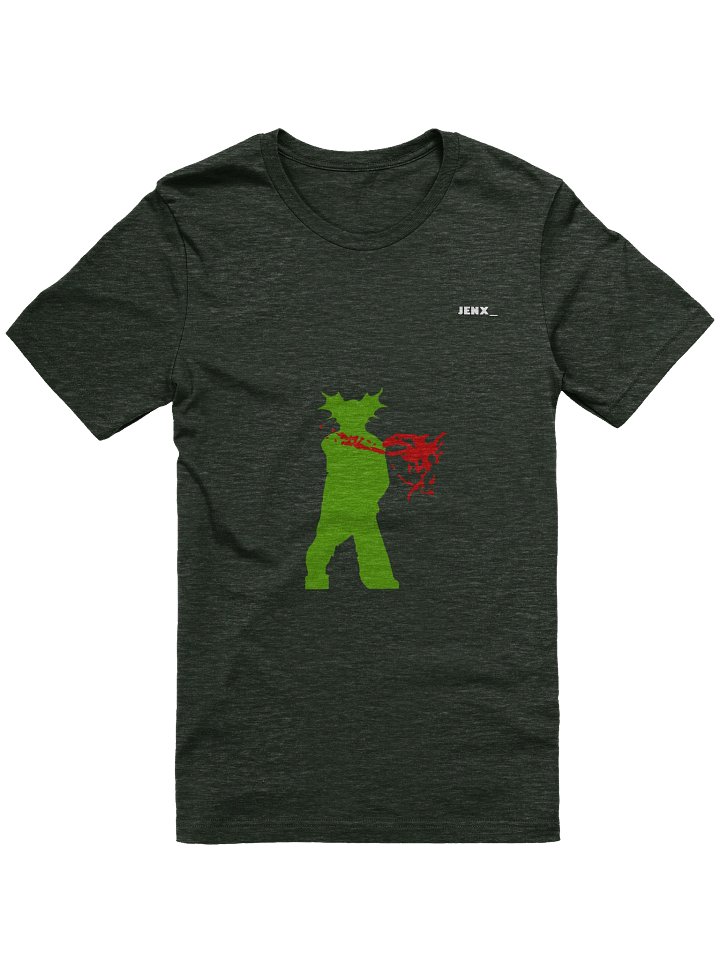 Bloody Lizard T-Shirt | Green Logo ('Heather' fabrics) product image (1)