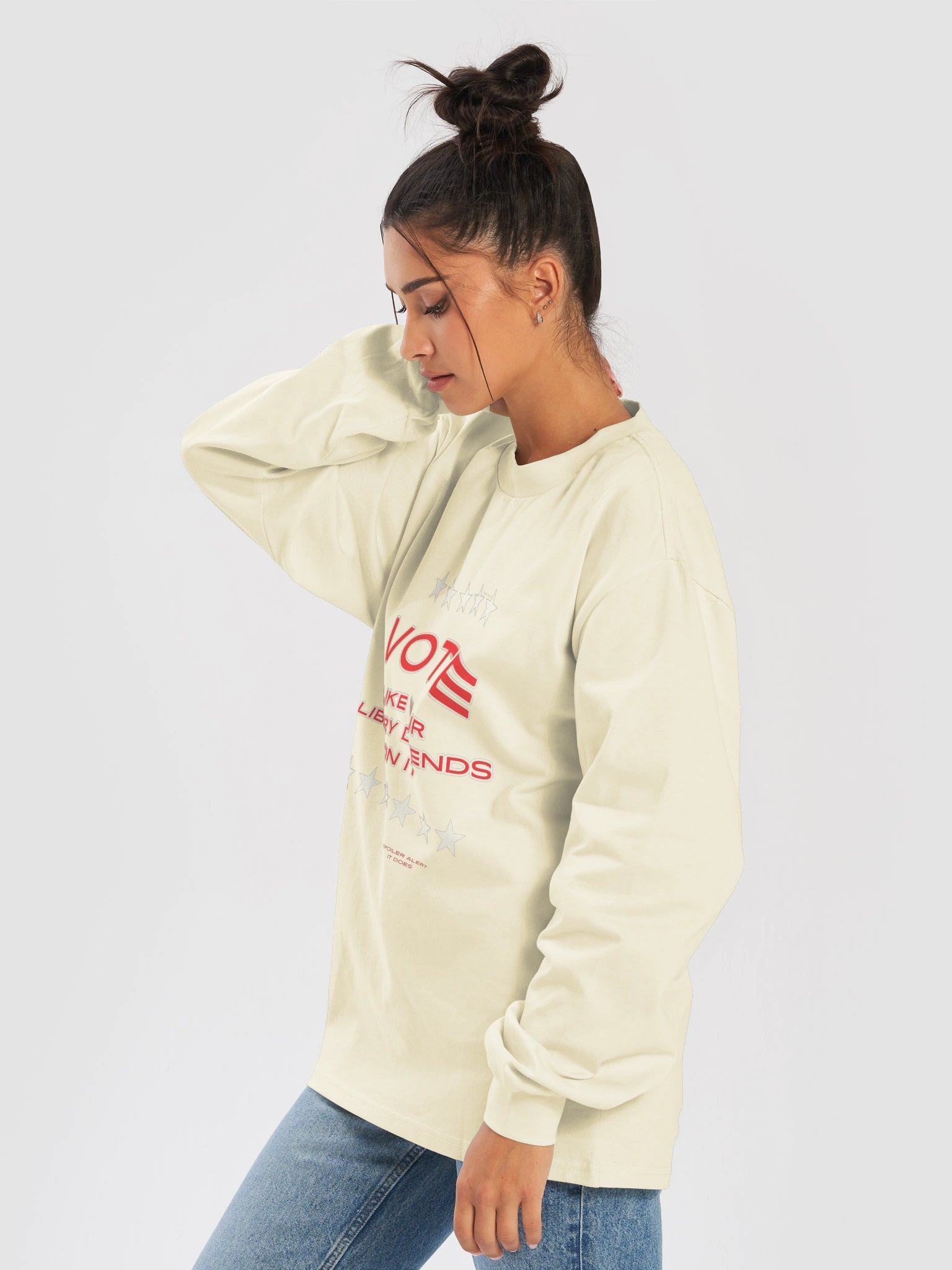 Librarians Vote Sweatshirt - Like Your Library Depends on It product image (31)
