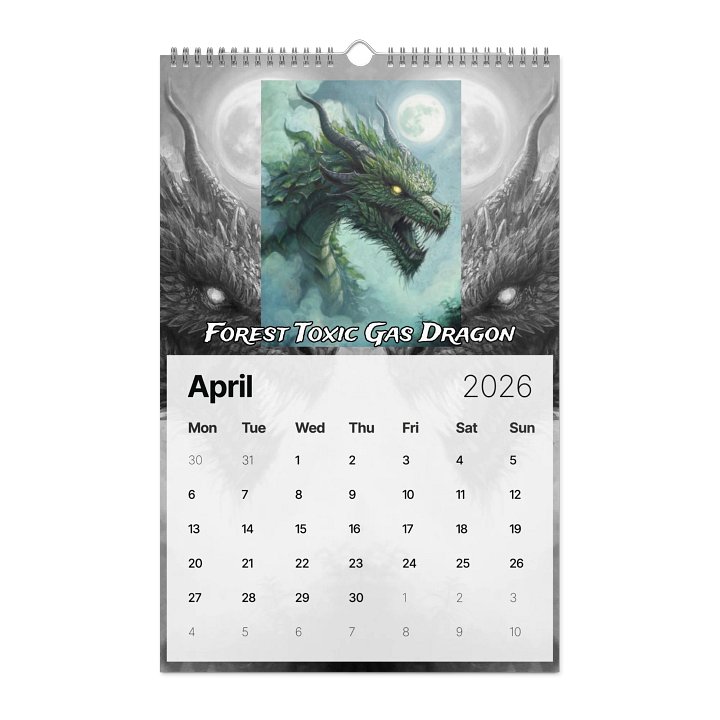 ELFSAR's 2026 Dragon Calendar product image (2)