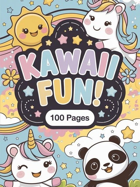 Kawaii Activity Book: 100 Pages of Fun for Kids! PDF product image (2)
