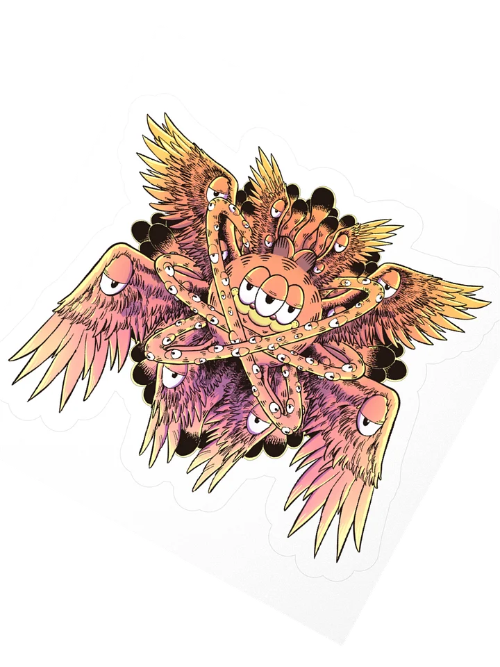 Biblically Accurate Garfangel Sticker product image (5)