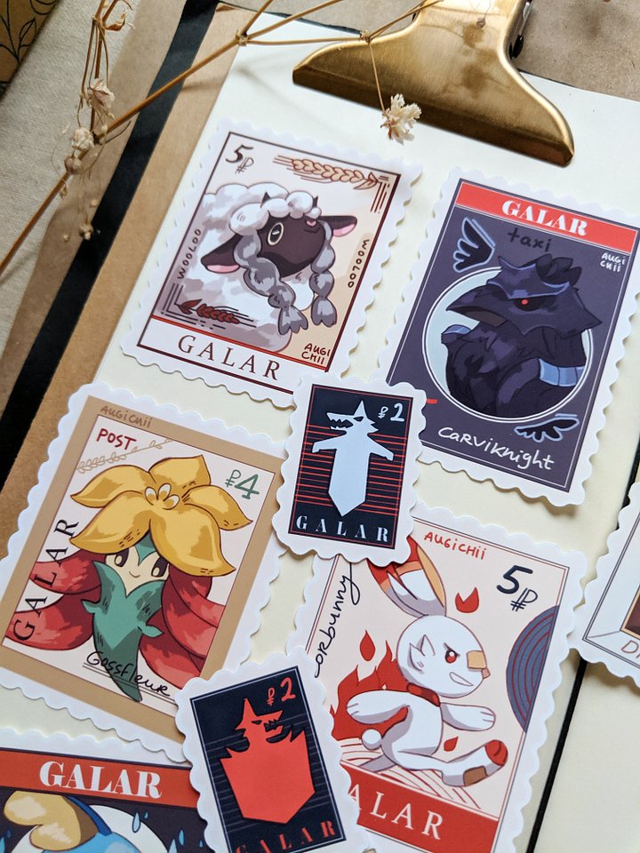 🟠Pokemon Sword & Shield // Matte Die Cut Stickers // ⚠️ LAST CHANCE SALE product image (1)