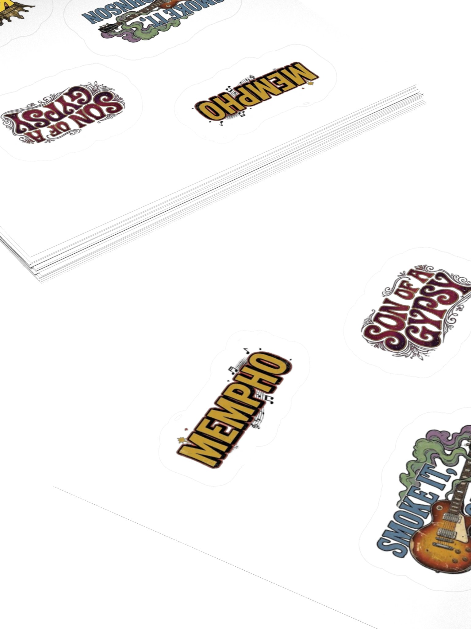 Jimmy Valiant 70s Kiss Cut Sticker Set product image (12)