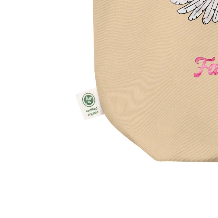 Breast Cancer Hopeful Wings Eco Tote product image (2)