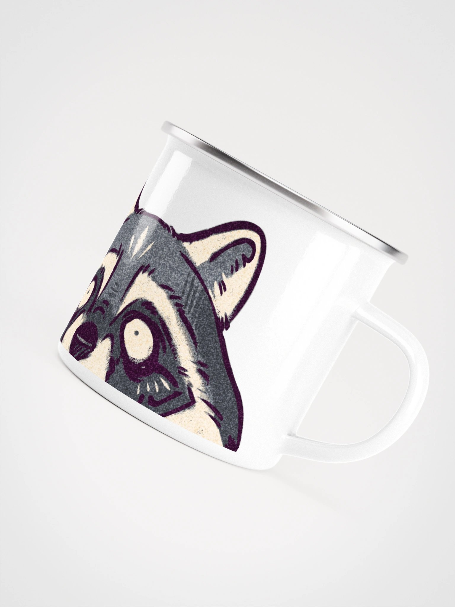 Coffee, because murder is wrong! | Enamel mug product image (5)