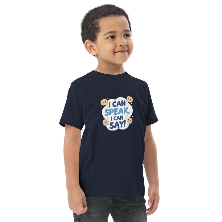 I Can Speak, I Can Say Toddler Jersey Tee product image (2)