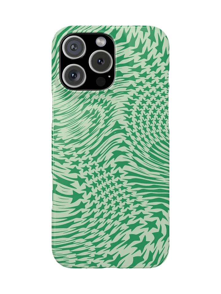 New Growth Green Swirling Stars iPhone Case product image (13)