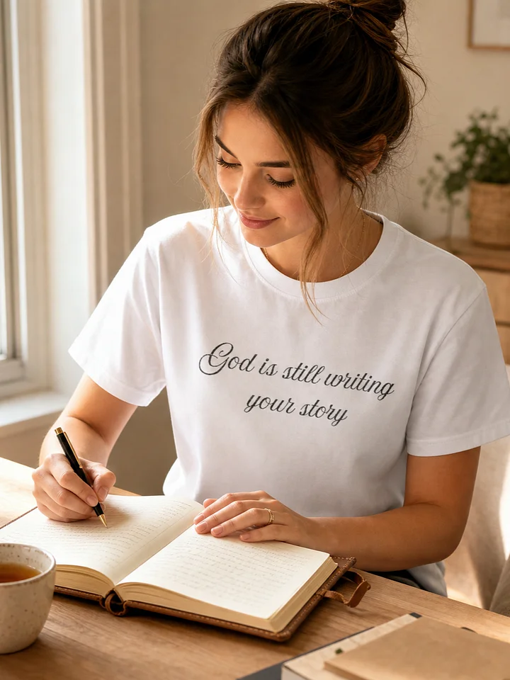 God Is Still Writing Your Story T-Shirt (Light Colors) | Christian Tee | Kingdom Life Co. product image (1)