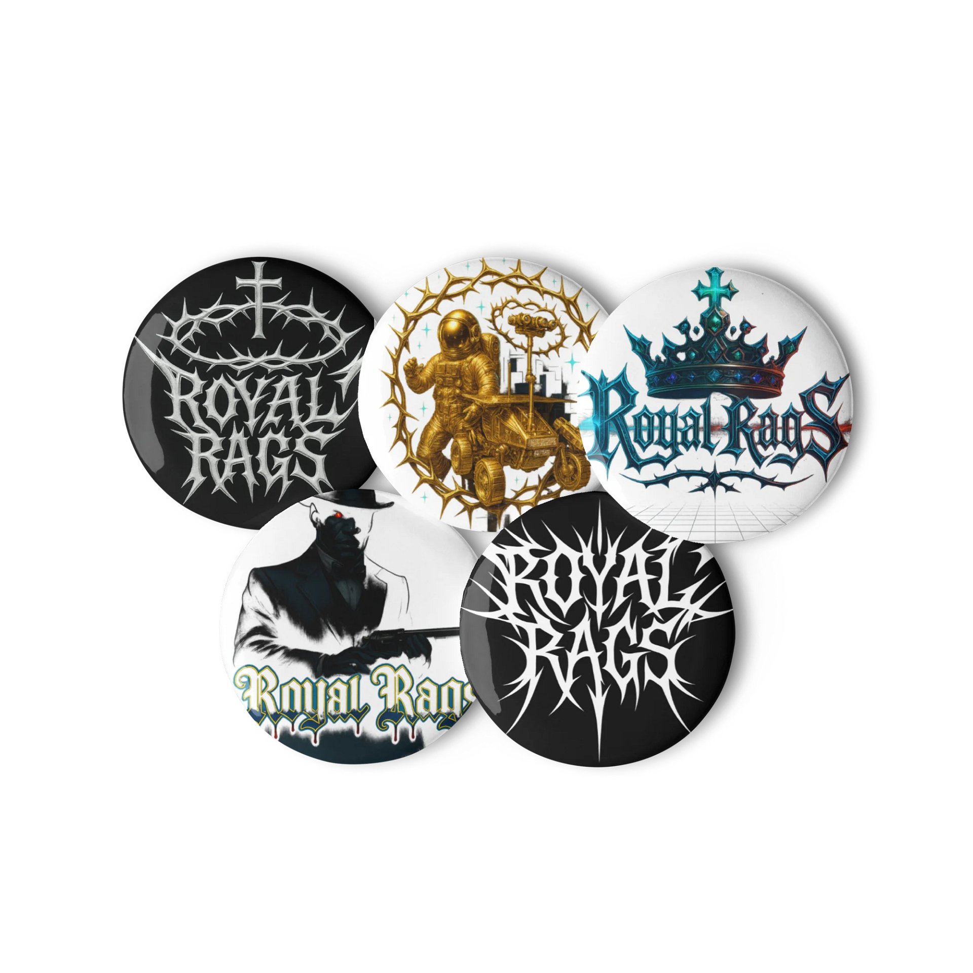 Orbit & Throne: Royal Rags 5-Pin Collection product image (3)