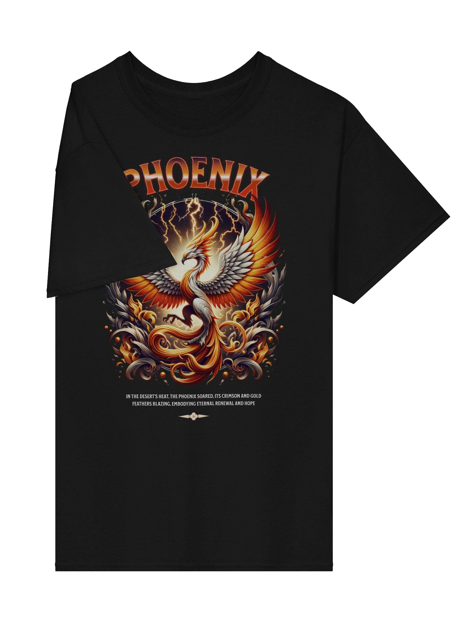 Eternal Phoenix on Fire T-Shirt for Bold Fashion Statements product image (29)