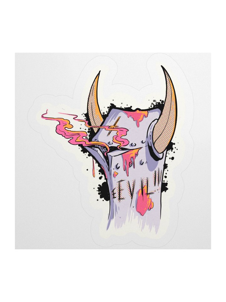 EEVIL!!!! Helmet Sticker product image (1)