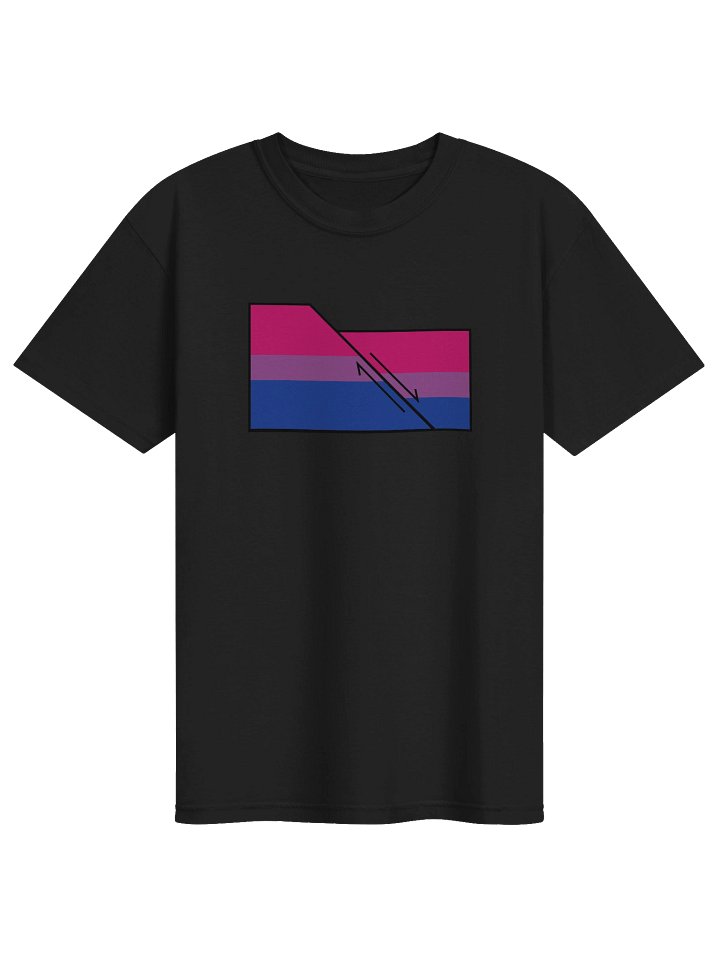 Bi Faulted Pride Flag Regular Fit T product image (1)