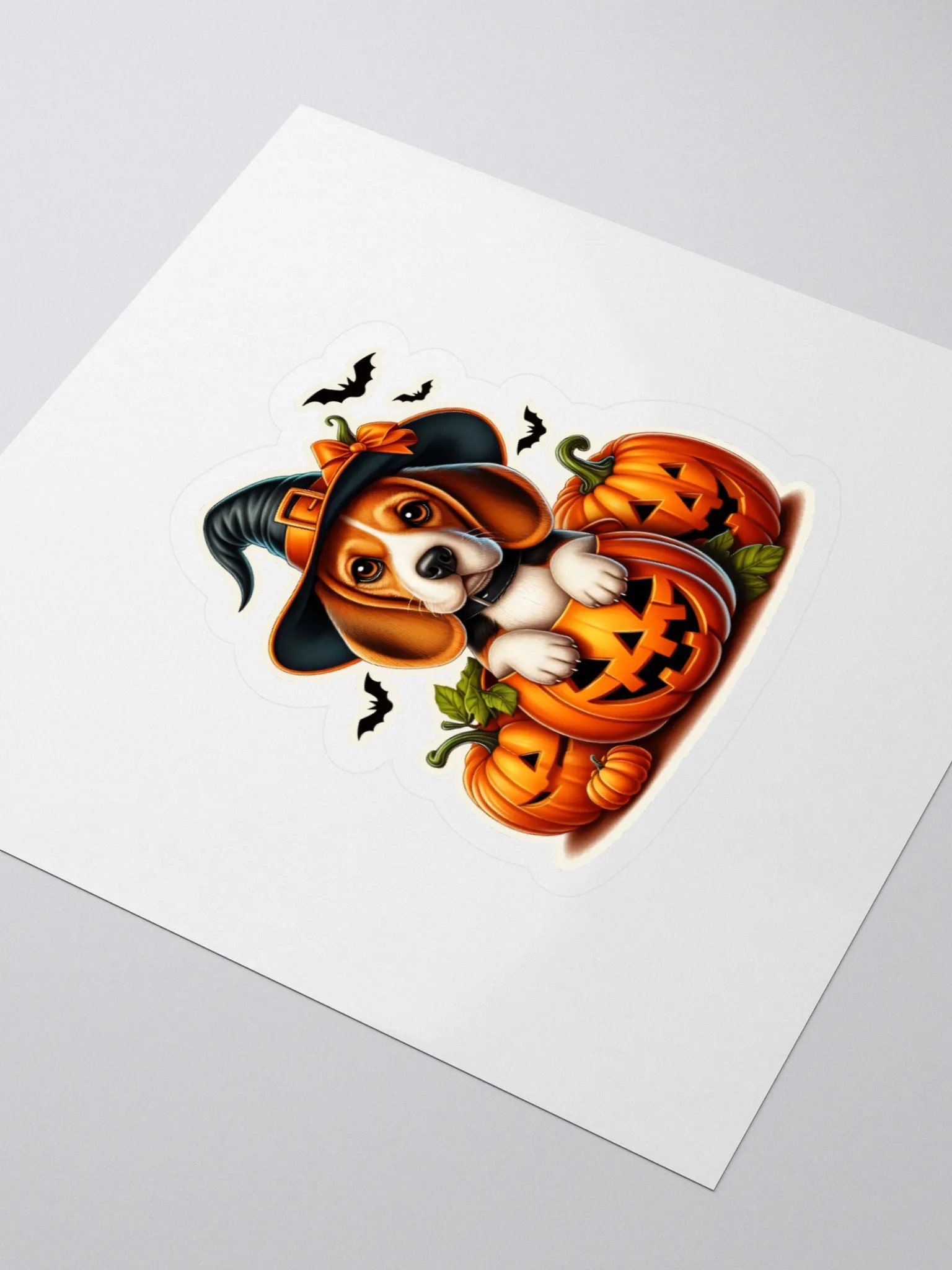 Halloween Pumpkin Beagle - Sticker product image (3)