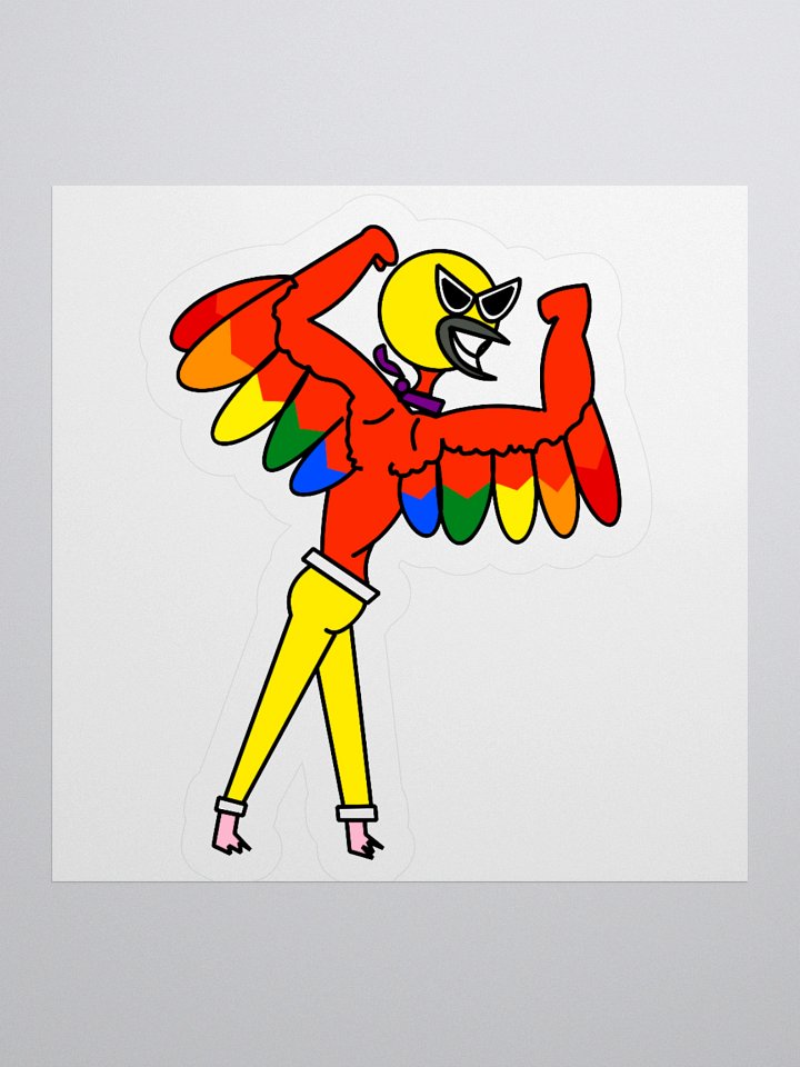 Superhomo! Eudo Gay Yellow Variant Sticker! product image (3)